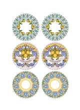 Set farfurii, Multicolor, 19 cm