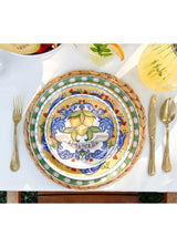 Set farfurii, Multicolor, 19 cm