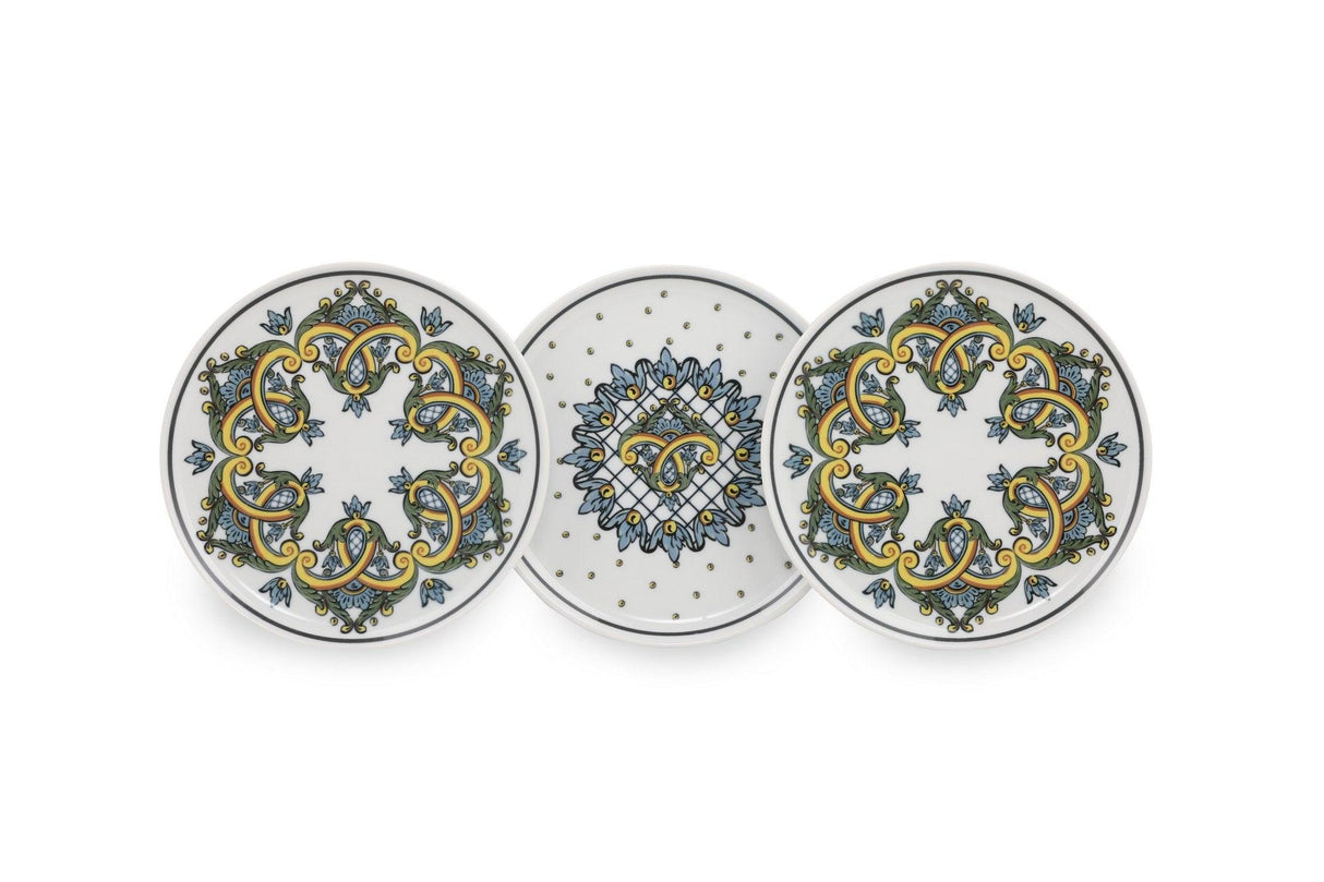 Set farfurii pentru desert   Sepal, Multicolor, 21x10x21 cm