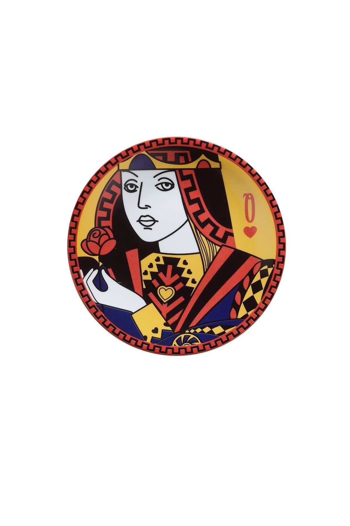 Set farfurii pentru desert Zigo, Multicolor, 21x2x21 cm