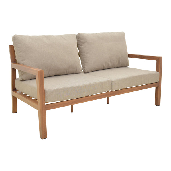 Set gradina Andasio, Gri - Natural, 164x83x70 cm