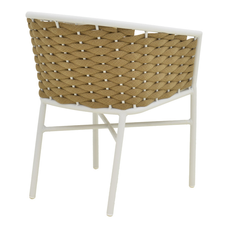 Set gradina Dagyn Noevo, Metal, Alb, 240x90x76 cm