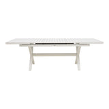 Set gradina Dagyn Savor, Aluminiu, Alb, 240x90x76 cm