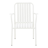 Set gradina Dagyn Vista, Aluminiu, Alb, 240x90x76 cm