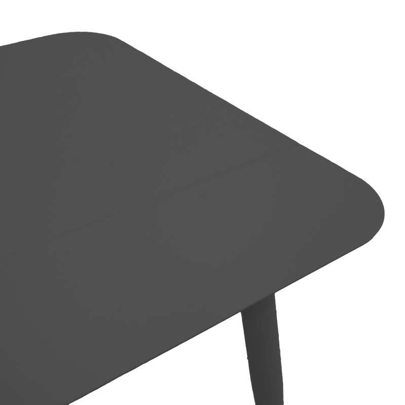 Set dining exterior Heven Vista, 5 piese, 80x80x72 cm - Negru