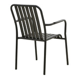 Set dining exterior Heven Vista, 7 piese, 120x70x72 cm - Negru