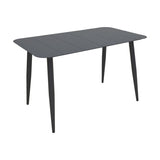 Set dining exterior Heven Vista, 7 piese, 120x70x72 cm - Negru