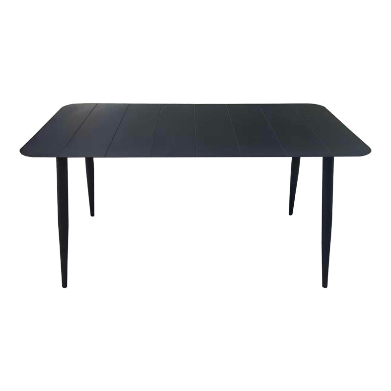 Set dining exterior Heven Vista, 7 piese, 150x80x72 cm - Negru