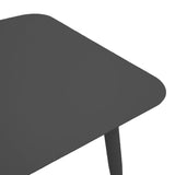 Set dining exterior Heven Vista, 3 piese, 80x80x72 cm - Negru