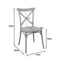 Set gradina Mercon-Crossie, 3 piese, Polipropilena, Antracit, D60x75 cm, imagine produs 7