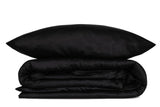 Set Lenjerie de pat Black Night, Satin premium, 200 x 220
