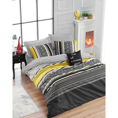 Set Lenjerie de pat double, Ranforce 200 x 220 cm