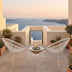 Set lounge exterior Acapulco, 3 piese, Alb-Natural, metal si ratan PE, imagine principală, metal, ratan, sticlă, pentru grădină sau terasă