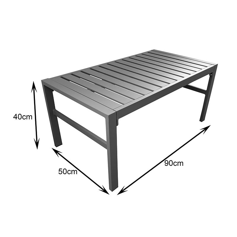Set lounge grădină cu funcție modulară Gardenly, Aluminiu, 4 piese, Cappuccino cu perne, beige, 141x69x72 cm