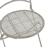 Set masa 3 bucati Abriel, Gri - Gri inchis, 60x60x71 cm - Gri
