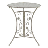 Set masa 3 bucati Abriel, Gri - Gri inchis, 60x60x71 cm - Gri
