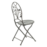 Set masa 3 bucati Abriel, Gri - Gri inchis, 60x60x71 cm - Gri inchis
