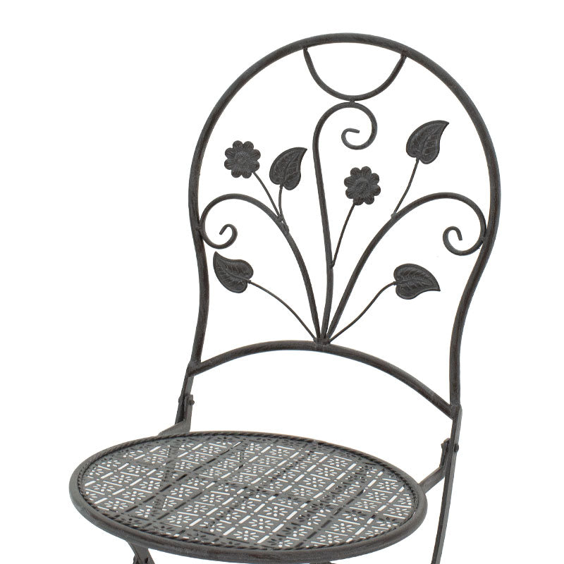 Set masa 3 bucati Abriel, Gri - Gri inchis, 60x60x71 cm - Gri inchis