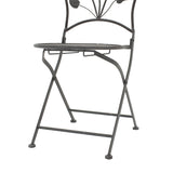 Set masa 3 bucati Abriel, Gri - Gri inchis, 60x60x71 cm - Gri inchis
