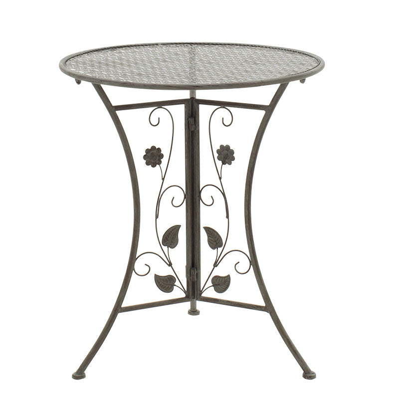 Set masa 3 bucati Abriel, Gri - Gri inchis, 60x60x71 cm - Gri inchis