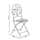 Set masa 3 bucati Abriel, Gri - Gri inchis, 60x60x71 cm - Gri inchis