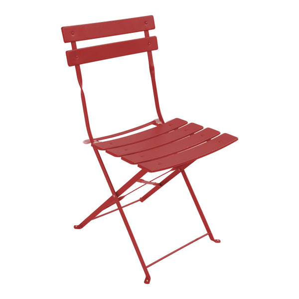 Set masa bistro pliabila pentru dining, 3 piese, metal, teracota, Multicolor, 60x71 cm