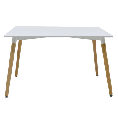 Set masă cu scaune Gaston, alb, lemn, masă, set 5 piese, 120x80x76 cm, foto produs 6
