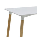 Set masă cu scaune Gaston, alb, lemn, masă, set 5 piese, 120x80x76 cm, foto produs 7