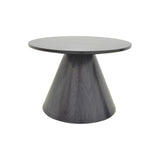 Set masa de cafea 2 piese Donda, compact și elegant, Negru, 60x60x40 cm