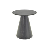 Set masa de cafea 2 piese Donda, compact și elegant, Negru, 60x60x40 cm