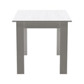 Set masa de dining 5 piese Manka-Gaston, Alb, Lemn, 110x80x77 cm, foto produs 7