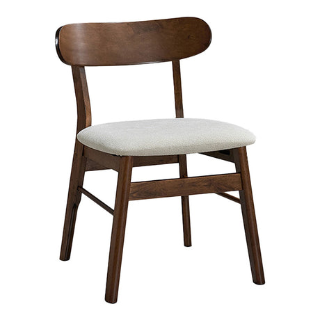 Set masa de dining Eleganza-Cairo set de 7 piese, nuc, 180x99x76 cm