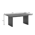 Set Masa de dining Eleganza-Livia 7 piese, nuc, 180x99x76 cm, foto produs 7