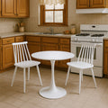 Set masă de dining Elijah-Aurora I, Albă, 60x74 cm, imagine suplimentara