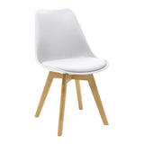 Set masă de dining Manka-Gaston, Lemn, Alb 3 piese, 80x80x77 cm