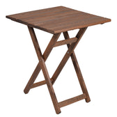 Set masa de sufragerie 3 piese Retto lemn masiv de fag nuc-bej-Crem stofa, 60x60x71 cm, detaliu produs