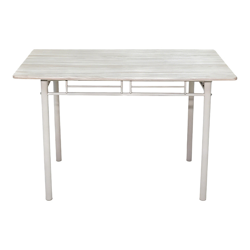 Set masă dining 5 piese cu masă și scaune Roza, și metal, Stejar, 120x65x75 cm, foto produs