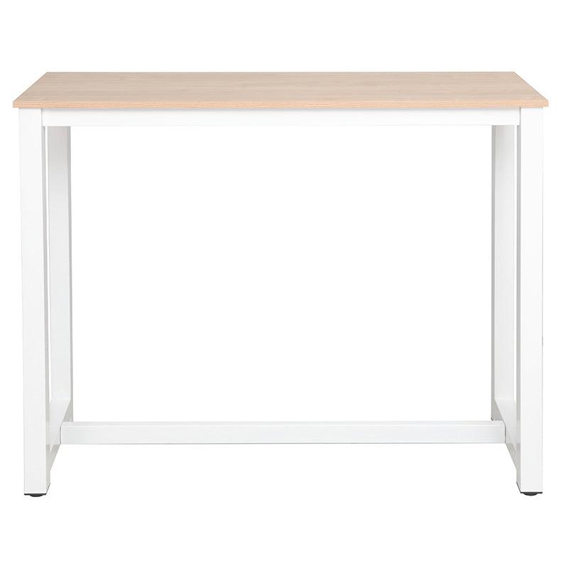 Set masa dining, bar Marle, Alb - Negru, 120x40x100 cm - Alb