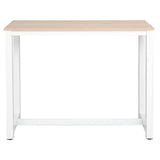 Set masa dining, bar Marle, Alb - Negru, 120x40x100 cm - Alb