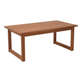 Set masa, fotolii si canapea 4 buc de gradina Doumain Boho, Natural, 150x90x72 cm, perspectiva suplimentara