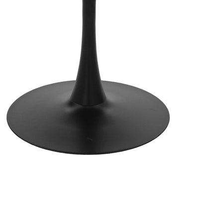 Set masa Julita-Balou I, 5 piese, negru-Natural, D120x75 cm, foto produs 7