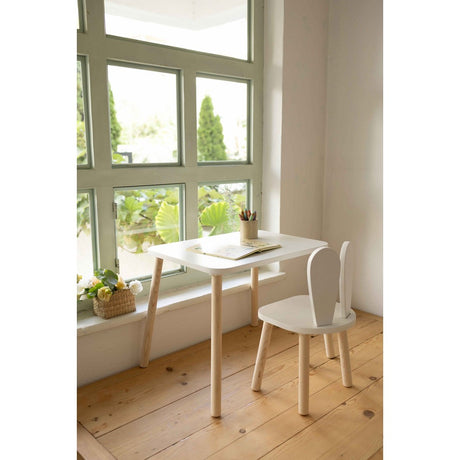 Set masa si scaun pentru copii Furniture Bunny One, 30x25 cm