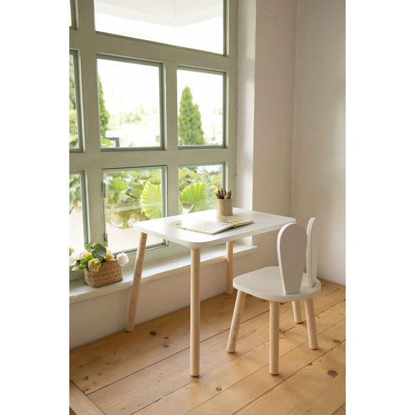Set masa si scaun pentru copii Furniture Bunny One, 30x25 cm