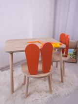 Set masa si scaun pentru copii Furniture Bunny One, 30x25 cm - Orange
Brown
