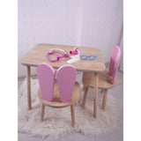 Set masa si scaun pentru copii Furniture Bunny One, 30x25 cm - Pink
Brown