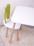 Pistachio Green 
White