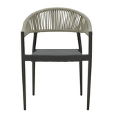 Set masa si scaune 3 buc de gradina Elation, Antracit, 80x80x74 cm, foto produs