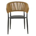 Set masa si scaune 3 buc de gradina Kliton-Raven, Antracit, 80x80x74 cm, foto produs