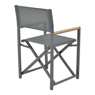 Set masa si scaune 3 buc de gradina Mabu-Kliton, Antracit, 80x80x74 cm, detaliu produs