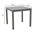 Set masa si scaune 3 buc de gradina Mabu-Kliton, Antracit, 80x80x74 cm, foto produs 10